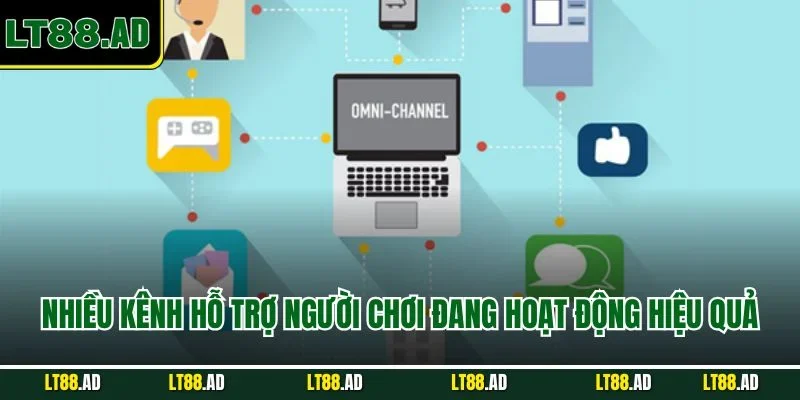 Nhiều kênh hỗ trợ người chơi hoạt động hiệu quả